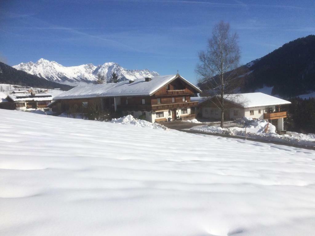 Bauernhof Hinterfirst Appartement Söll Buitenkant foto